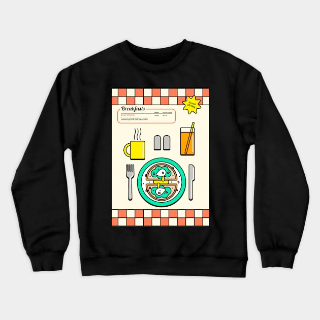 Avocado Toast Crewneck Sweatshirt by Cascade Patterns